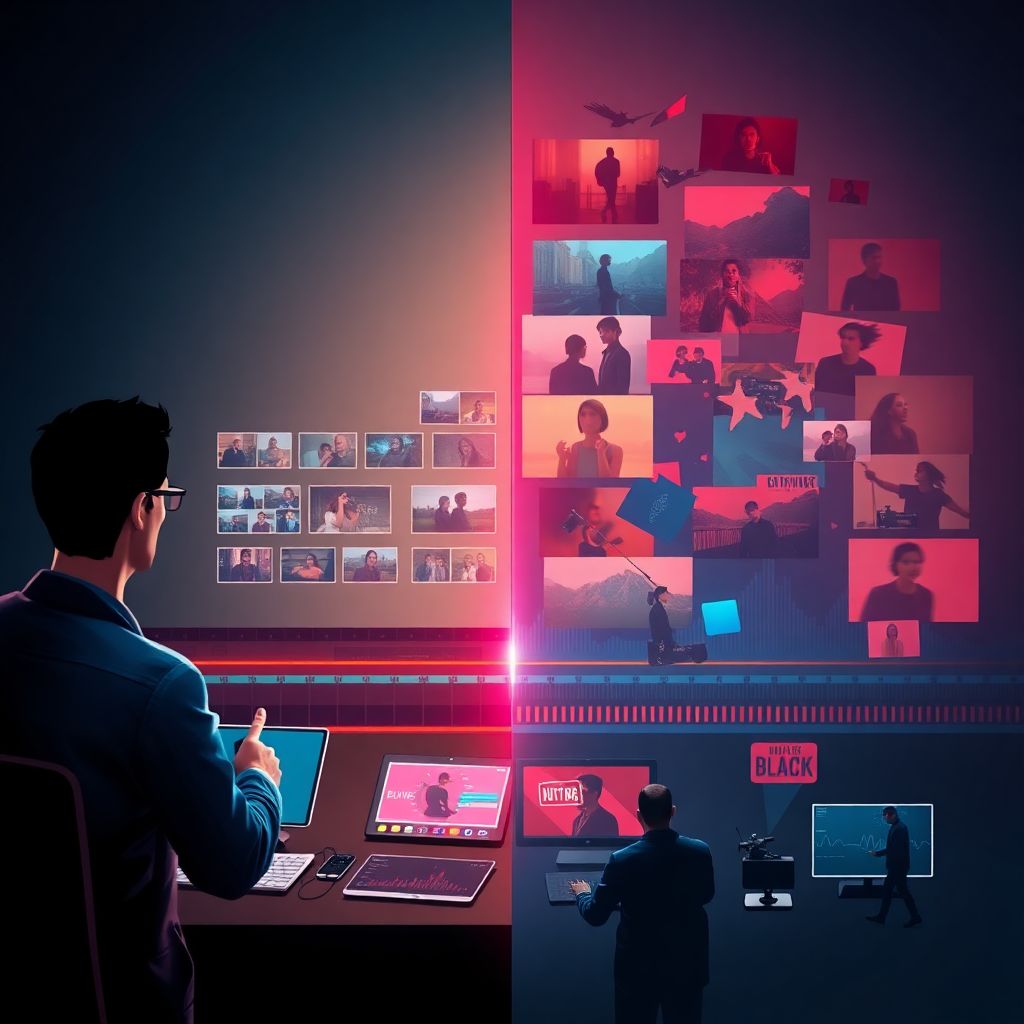 Эксперименты монтажной подачи: как ритм и динамизм усиливают визуальный рассказ