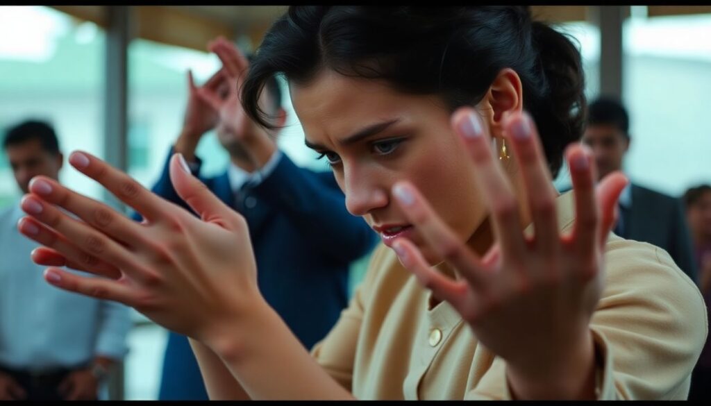 Кинематографический язык: жесты, мимика и невербальная коммуникация - иллюстрация