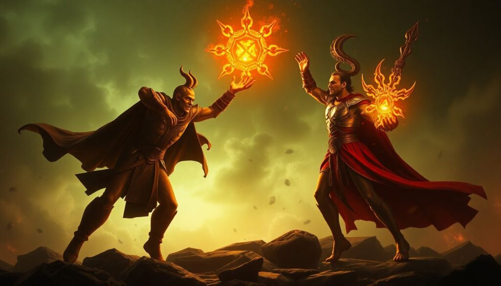 Баланс персонажей: динамика между героями и антагонистами - иллюстрация